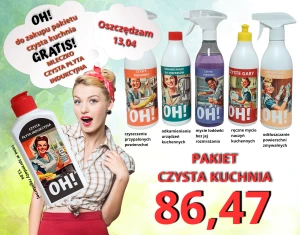 PAKIET CZYSTA KUCHNIA + GRATIS MLECZKO CZYSTA INDUKCJA